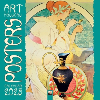Calendar Art Nouveau Posters Wall Calendar 2025 (Art Calendar) Book