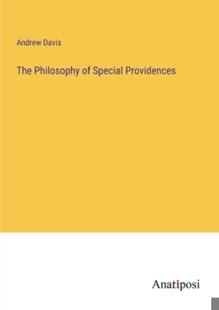 Paperback The Philosophy of Special Providences Book