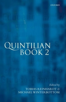 Hardcover Quintilian Institutio Oratoria: Book 2 Book