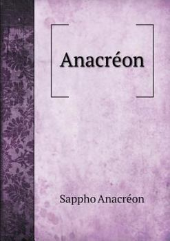 Paperback Anacr?on [French] Book