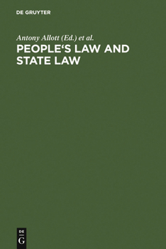 Hardcover People's Law and State Law: The Bellagio Papers Book