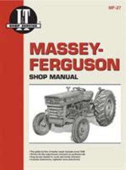 Massey Ferguson Shop Manual Models  MF135 MF150  MF165