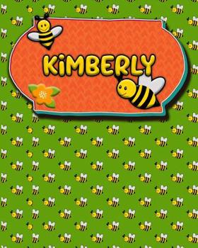 Paperback Handwriting Practice 120 Page Honey Bee Book Kimberly: Primary Grades Handwriting Book K-2 Book