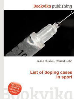Paperback List of Doping Cases in Sport Book