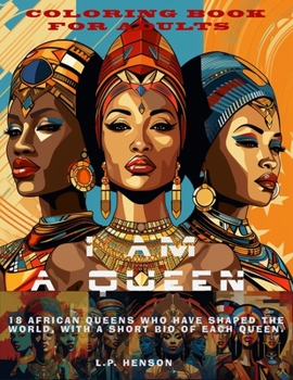 Paperback I Am A Queen: Adult Coloring Book