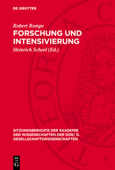Hardcover Forschung und Intensivierung [German] Book