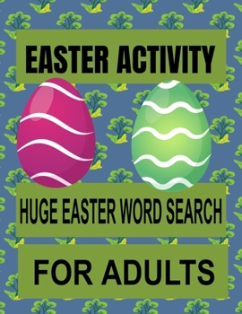 Paperback Easter Activity: Huge Easter Word Search for Adults Book