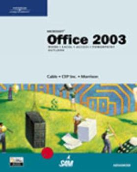 Hardcover Microsoft Office 2003, Advanced Course Book