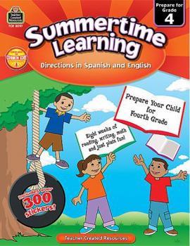 Paperback Summertime Learning Grd 4 - Spanish Directions Book