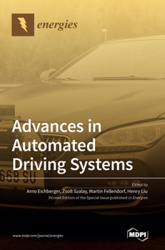Hardcover Advances in Automated Driving Systems Book