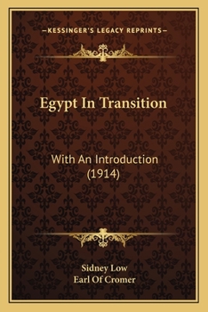 Paperback Egypt In Transition: With An Introduction (1914) Book