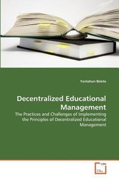 Paperback Decentralized Educational Management Book