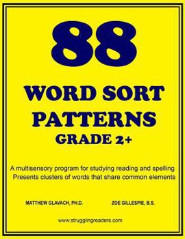 Paperback 88 Word Sort Patterns Book