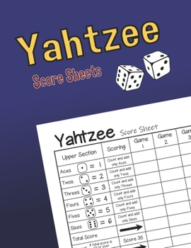 Yahtzee Score Sheets: Yahtzee Score Cards, Yahtzee Score Keeper Book