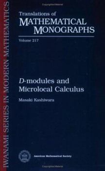 Paperback D-Modules and Microlocal Calculus Book