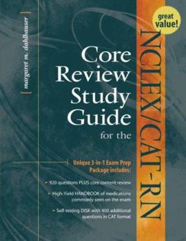 Hardcover Core Review Packaage for the: NCLEX RN Cat Book