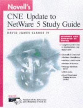 Paperback Novell's CNE Update to NetWare 5 Study Guide Book