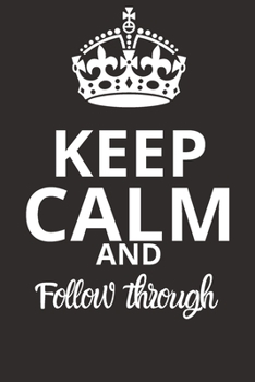 Follow through NOTEBOOK: Journal and Notebook - Composition Size (6x9) With Lined and Blank Pages, Perfect for Journal, Doodling..