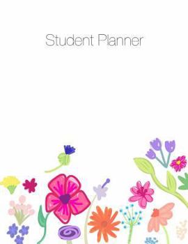 Paperback Student Planner, Organizer, Agenda, Notes, 8.5 x 11, Undated, Week at a Glance, Month at a Glance, 146 pages Book