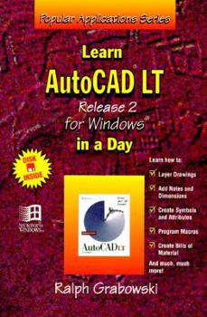 Paperback Lrn AutoCAD LT Rel 2/Win/Day Book