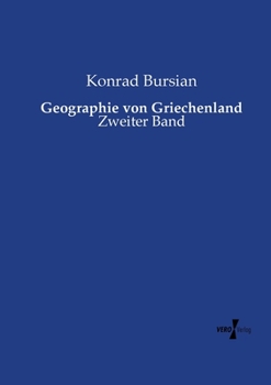 Paperback Geographie von Griechenland: Zweiter Band [German] Book