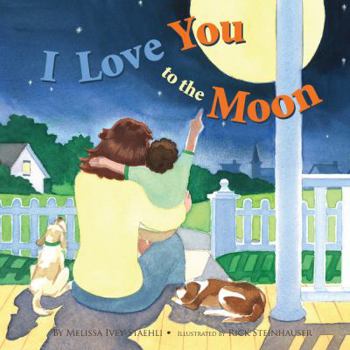 Paperback I Love You to the Moon Book