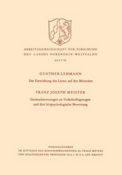 Die Einwirkung Des Larms Auf Den Menschen