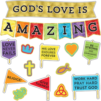 Wall Chart God's Love Is Amazing Bulletin Board Set Book