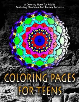 Paperback COLORING PAGES FOR TEENS - Vol.10: adult coloring pages Book