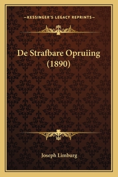 Paperback De Strafbare Opruiing (1890) [Dutch] Book