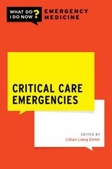 Paperback Critical Care Emergencies Book