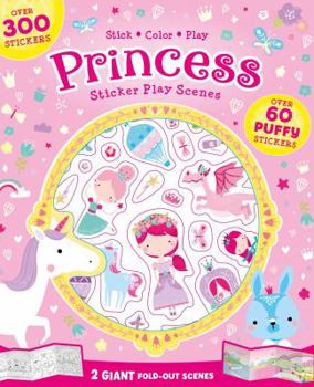 Paperback Princess Sticker Play Scenes Book