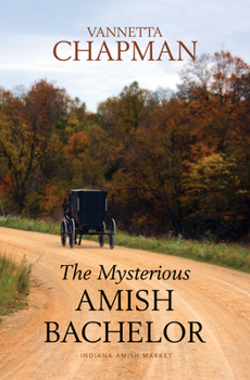 Hardcover The Mysterious Amish Bachelor [Large Print] Book
