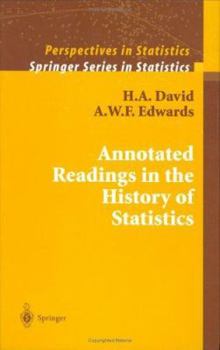 Hardcover Annotated Readings in the History of Statistics Book