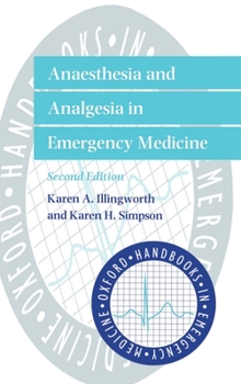 Hardcover Anaesthesia and Analgesia in Emergency Medicine Book