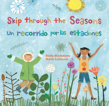 Paperback Skip Through the Seasons (Bilingual Spanish & English) [Spanish] Book