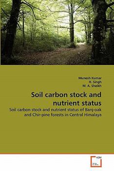 Soil carbon stock and nutrient status: Soil carbon stock and nutrient status of Banj-oak and Chir-pine forests in Central Himalaya