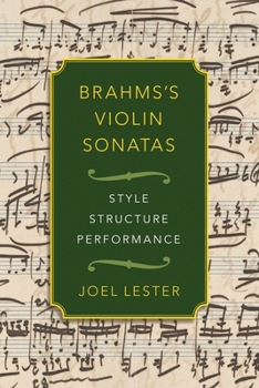 Paperback Brahms's Violin Sonatas Book