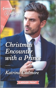 Mass Market Paperback Christmas Encounter with a Prince [Large Print] Book