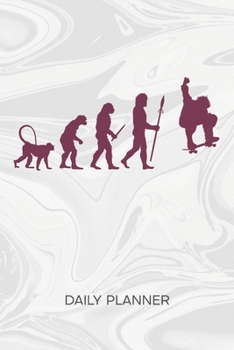 DAILY PLANNER WEEKLY CALENDAR: Skater Organizer Undated - Blank 52 Weeks Monday to Sunday -120 Pages- Skateboarding Notebook Journal Skateboard ... To-Do List for Skater & Skateboard Lover