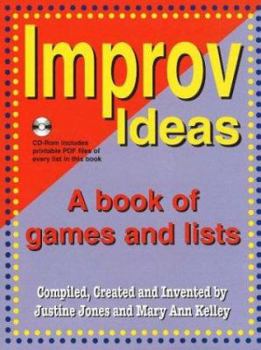 Paperback Improv Ideas--Volume 1 and CD: A Book of Games and Lists [With CDROM] Book