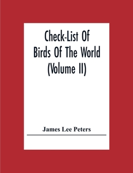 Paperback Check-List Of Birds Of The World (Volume Ii) Book