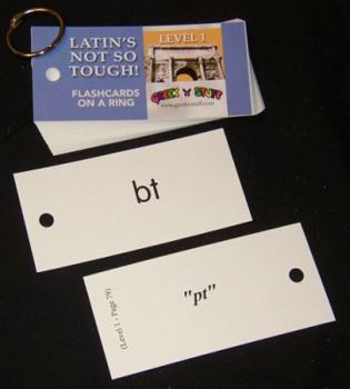 Paperback Latin's Not So Tough! Level 1 Flashcards Book