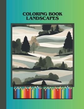 Paperback COLORING BOOK Landscapes Book