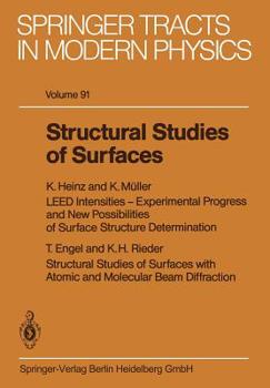Paperback Structural Studies of Surfaces Book