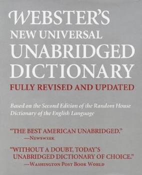 Hardcover Webster's New Universal Unabridged Dictionary (fully revised and updated) Book
