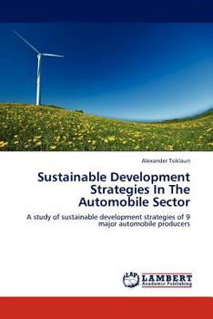 Paperback Sustainable Development Strategies In The Automobile Sector Book