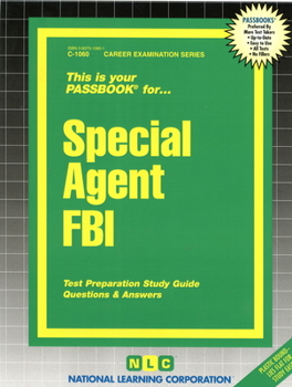 Spiral-bound Special Agent FBI: Passbooks Study Guide Book