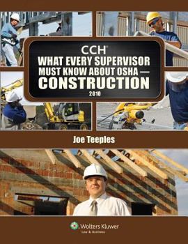 Paperback What Every Supervisor Must Know about OSHA Construction 2010 Book
