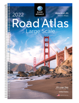 Paperback 2022 Large Scale Road Atlas Book